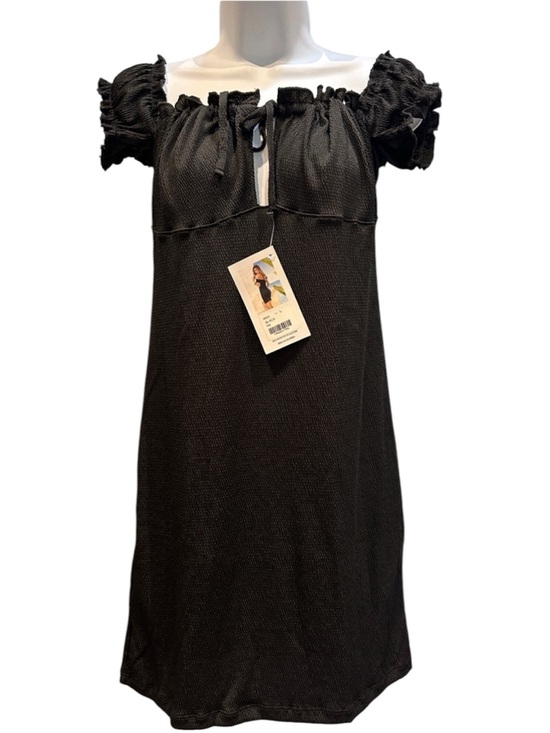 mapale Dresses & Skirts - Mapale Black Off-Shoulder Dress Large New with Tags